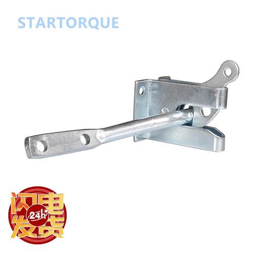 篱笆围栏碰锁自动扣锁栅栏木门锁扣铁撞锁农牧场户外猪栏宠物门插