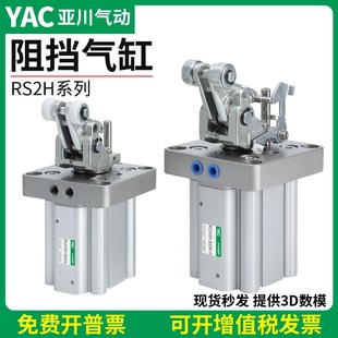 阻挡器气缸RS2H50 63 80-30DL-D-40BL-DM-TL-TM-DC流水线止动气缸