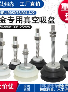AFS重载型机械手真空吸盘ZPT-HB63/80/100/125-J25/50/75-B01-A22