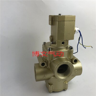 无锡型截止阀K23JD-40W-L二位三通换向电磁阀DN40螺纹1.5寸