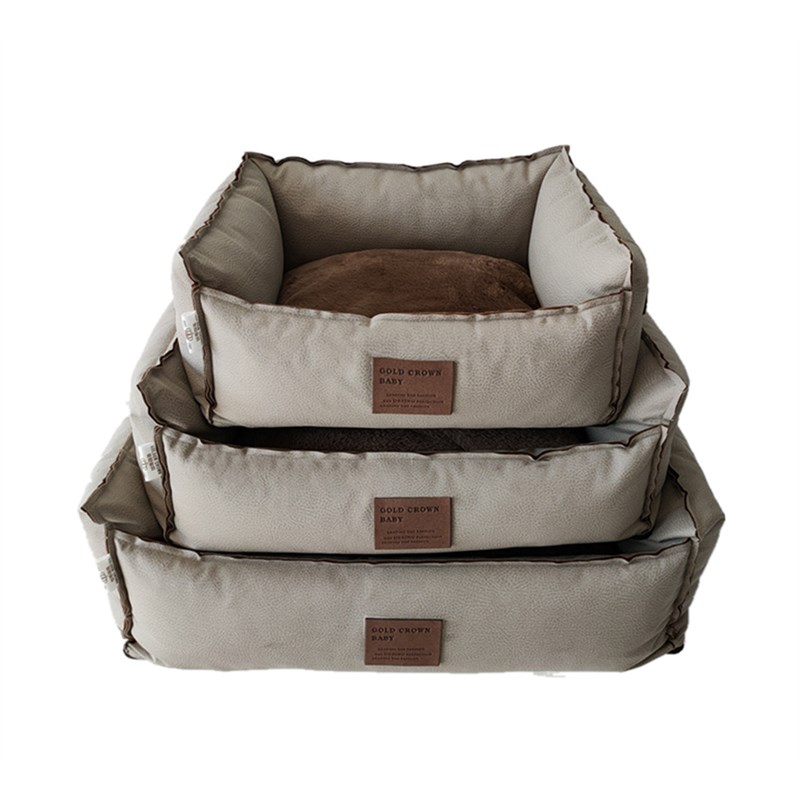 2024秋冬跨境亚马逊新款加厚科C技布方窝猫狗窝垫宠物棉窝厂家