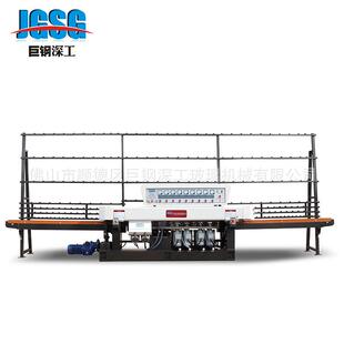 航空玻璃防弹玻璃装饰碎花玻璃磨边机器建筑门窗玻璃深磨边设备