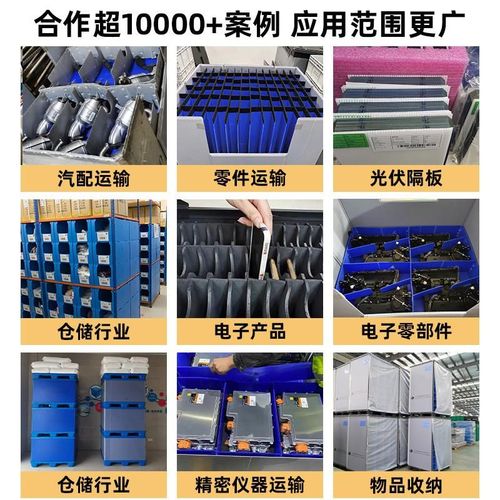 塑料围板箱 汽车配件物流箱蜂窝板防潮防静电折叠塑料塑料围