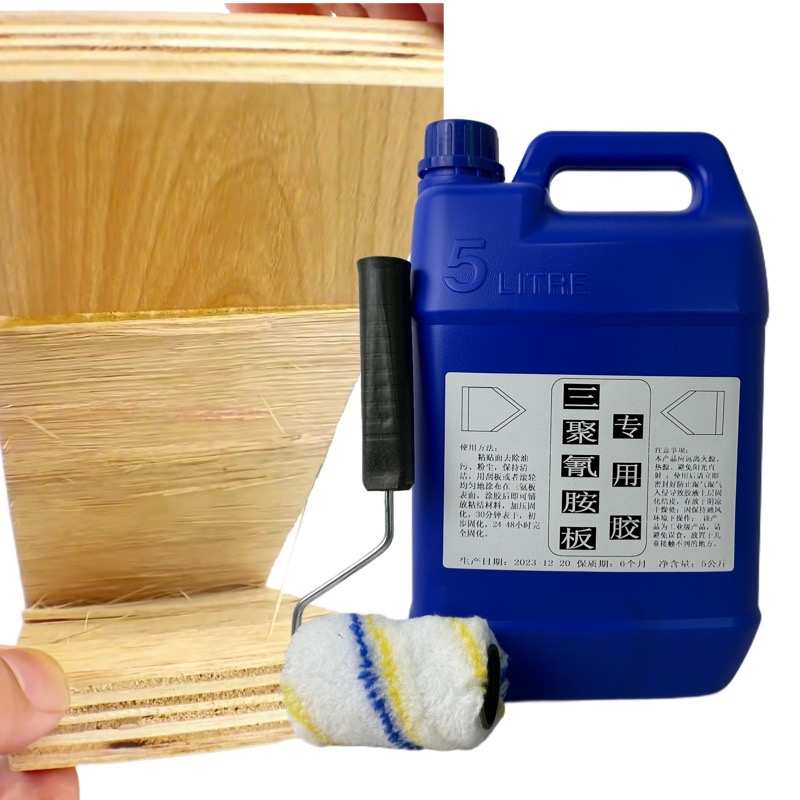 三聚氰胺板专用胶水免漆板双饰面板贴合碳晶无漆板防火板大桶胶