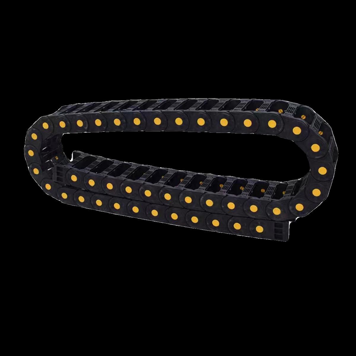 石材红外线桥切机配件尼龙拖炼雕刻机坦克炼水管电缆穿线槽活动炼