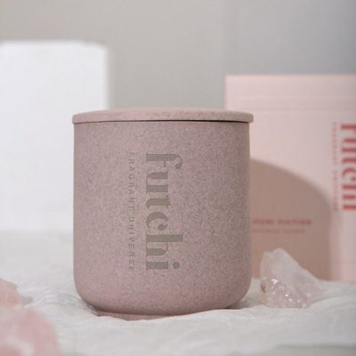 futchi香薰蜡烛卧室安助神眠持净久化精油扩香石晶石室内无火香氛