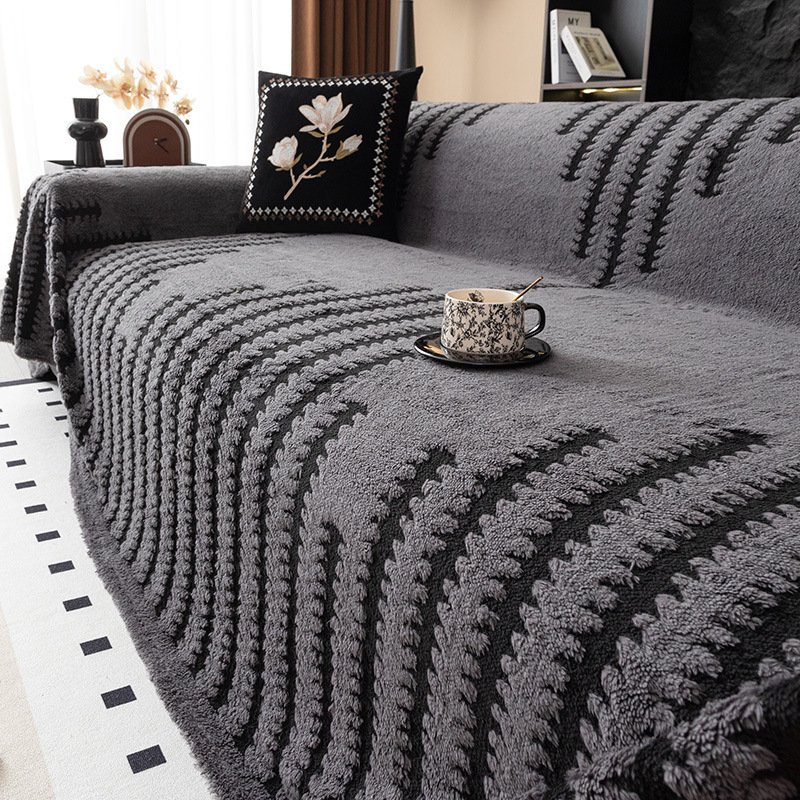 2025新款沙发盖布三座贵妃沙发套