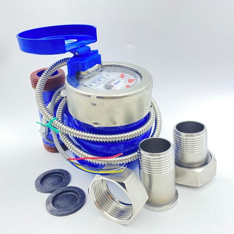 厂价供应家用水表直读式冷D水表光电公称通径铁壳水表