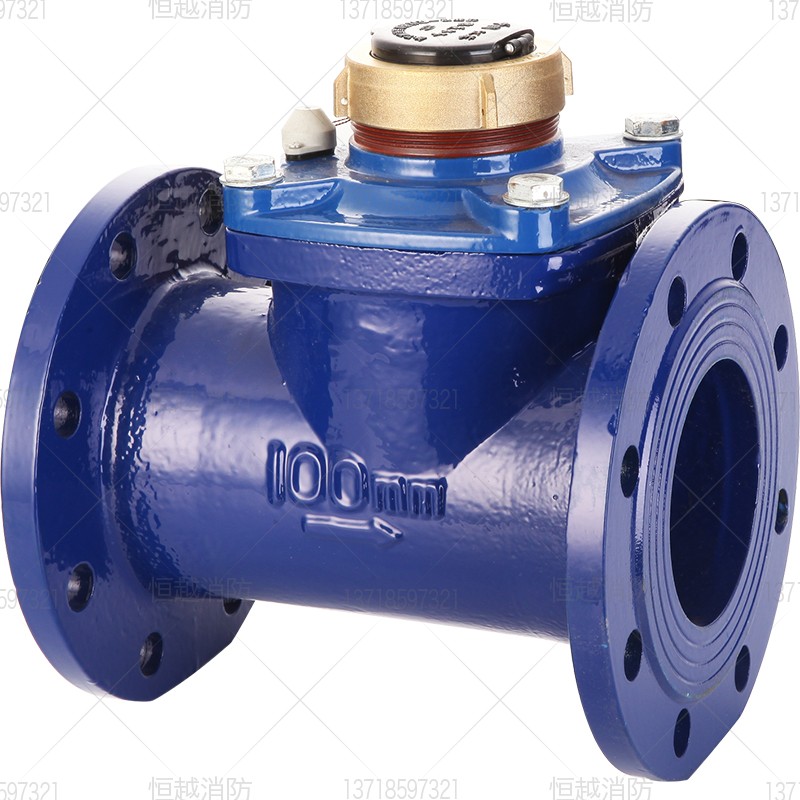 新款大口径宁波水表LXLC/LXS螺翼式旋翼式法兰水表dn50 80X 100 1