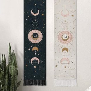 墙上长条装饰品小挂件客厅卧室挂布背景墙玄关遮挡墙面遮丑挂饰