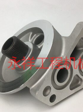 挖掘机配件 CAT 卡特E200B机油格座 柴油格座 S6K机油座子 机油格