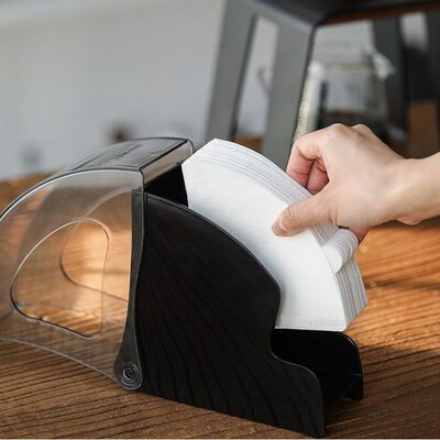 轰炸机MHW滤纸收纳盒 V60手冲咖啡滤纸架 Snail扇型过滤纸防尘盒