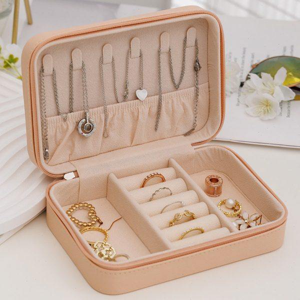 初行简约首饰包戒指耳钉便携旅行首饰收纳盒皮质创意礼品饰品收纳,饰品/流行首饰/时尚饰品新,首饰盒,淘宝优惠券,粉丝福利购,淘宝优惠卷