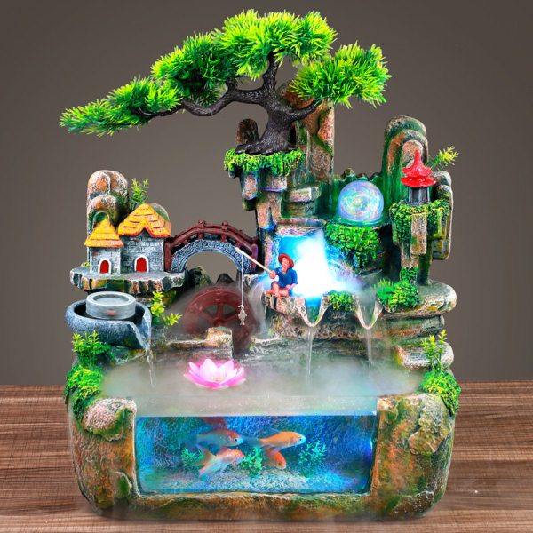 J6DA客厅假山流水喷泉循环水小山小型瀑布山水鱼缸水景装饰造景,居家日用,其它,淘宝优惠券,粉丝福利购,淘宝优惠卷