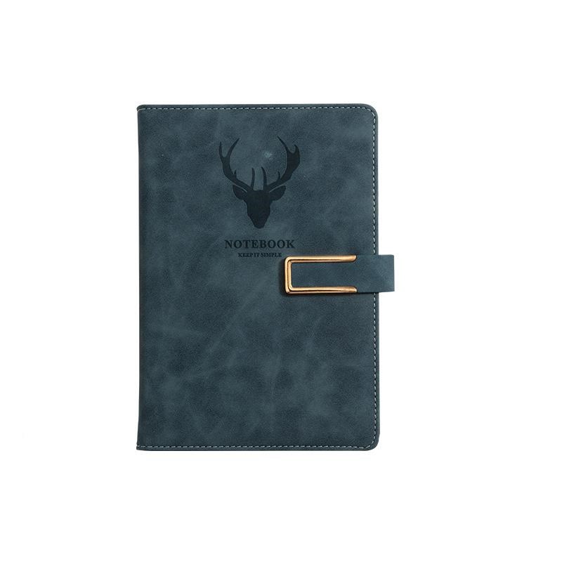 a5皮质记事本子笔记本r加厚皮面B5简约商务会议记录本办公文具