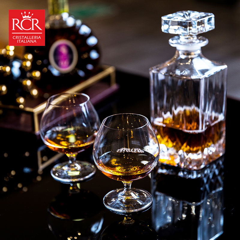 意大利原装进口RmCR品酒水晶玻璃白兰地杯干邑品洋酒家用酒杯