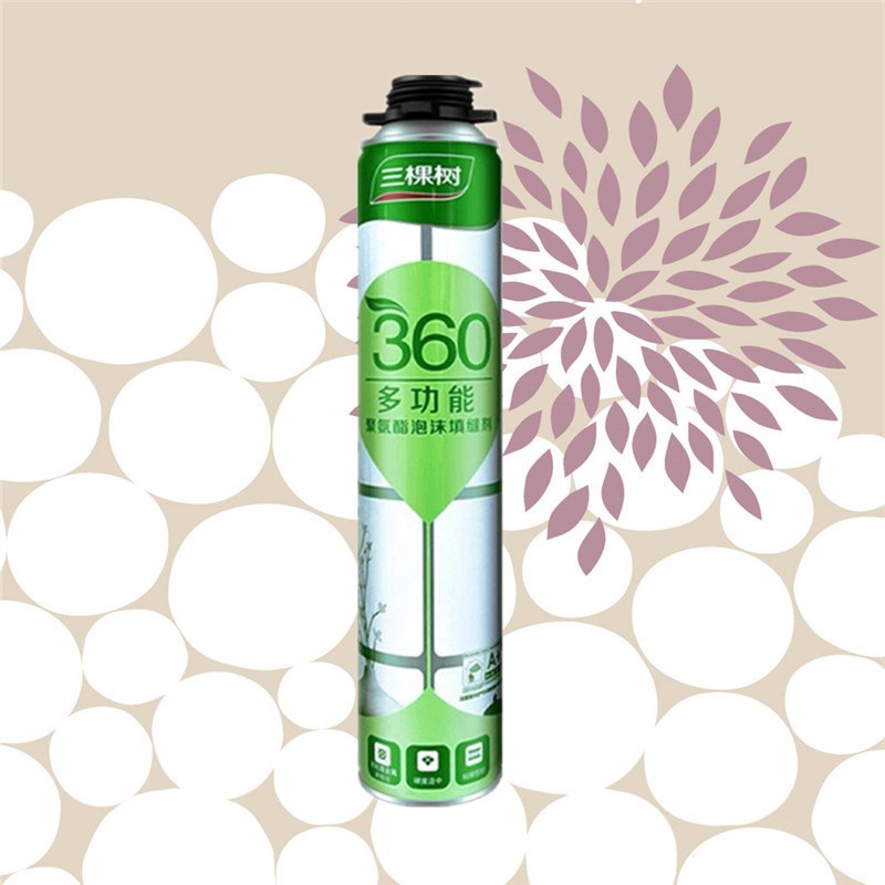 三棵树聚氨酯泡沫填缝剂750ml自然居发泡胶多功能聚氨酯发泡胶