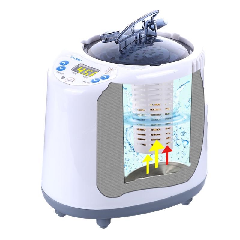 熏蒸机家用蒸汽仪泡脚汗蒸药熏蒸锅全身桑拿房浴箱按摩木桶一体机