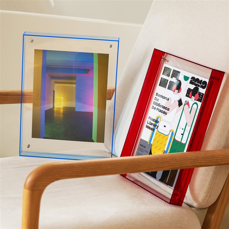 亚克力透明相框打印照片海报框定制装裱挂墙双面画框创意相片框