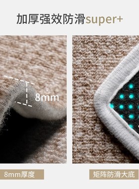 复古绿色入户门地垫高级感轻奢客厅地毯门垫大门口家用防滑踩脚垫