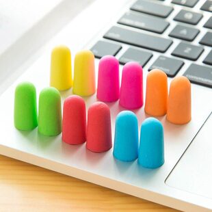 台湾10副盒装隔音耳塞睡觉眠防噪音防噪音降噪男女睡觉睡眠隔音耳