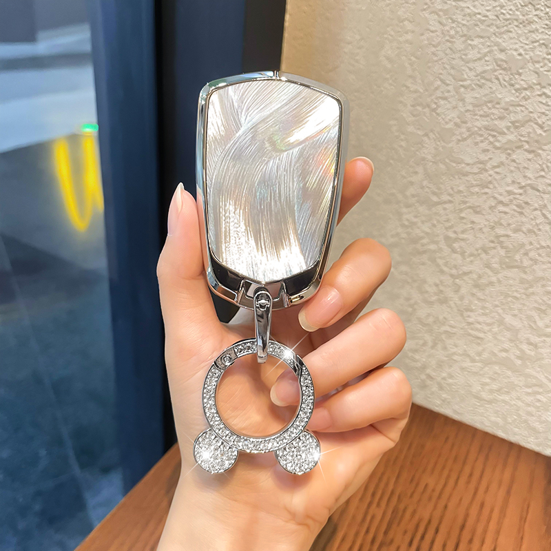 适用凯迪拉克xt5钥匙套xt4高级感xts车atsl女xt6包Qatsl壳srx扣ct