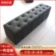简约凳子会议室布艺软包凳现代风格 深灰色打扣效果沙发长凳多色选