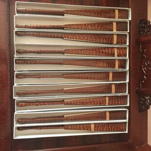 蛇纹木满花苏工折扇全心蛇纹木红木蛇纹木扇子一尺