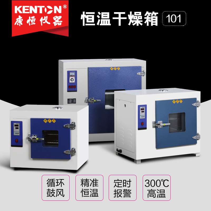 康恒101系列指针式数显恒温烘烤箱工业实验室高温电热鼓风干燥箱
