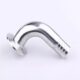 304不锈钢90度快装 皮管弯头卫生级卡箍软管水嘴格林弯管宝塔接头