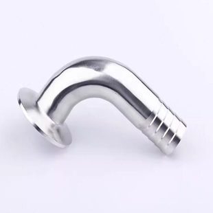 304不锈钢90度快装皮管弯头卫生级卡箍软管水嘴格林弯管宝塔接头