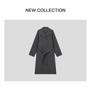 F3538008 日常休闲单排扣中长风衣 小玉米专属