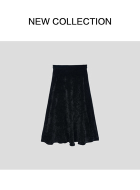 【小玉米专属】女士优雅百搭黑色长裙 E5F56010