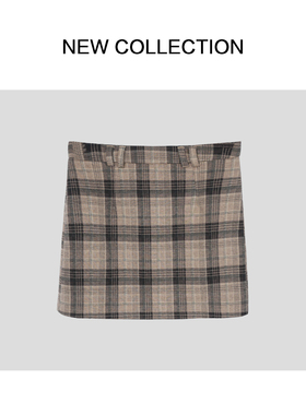 【小玉米专属】女士经典格子百搭款式短裙 Q1F58002