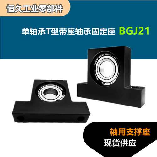 单轴承T型带座轴承BGJ21-6204 6005 6008 6207ZZ轴用固定座支撑座