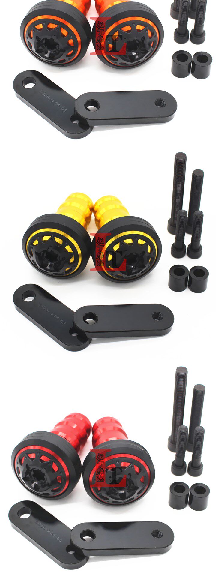 товар из китая 适用本田nc700x/s nc750x/s 改装发动机防摔胶/防摔球/防摔棒配件