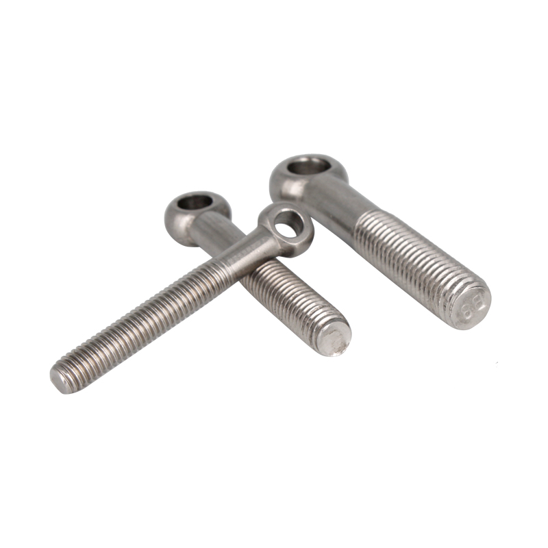 304不锈钢活接螺丝吊环活节螺杆带孔活结螺栓加长丝杆M8 M10 M12