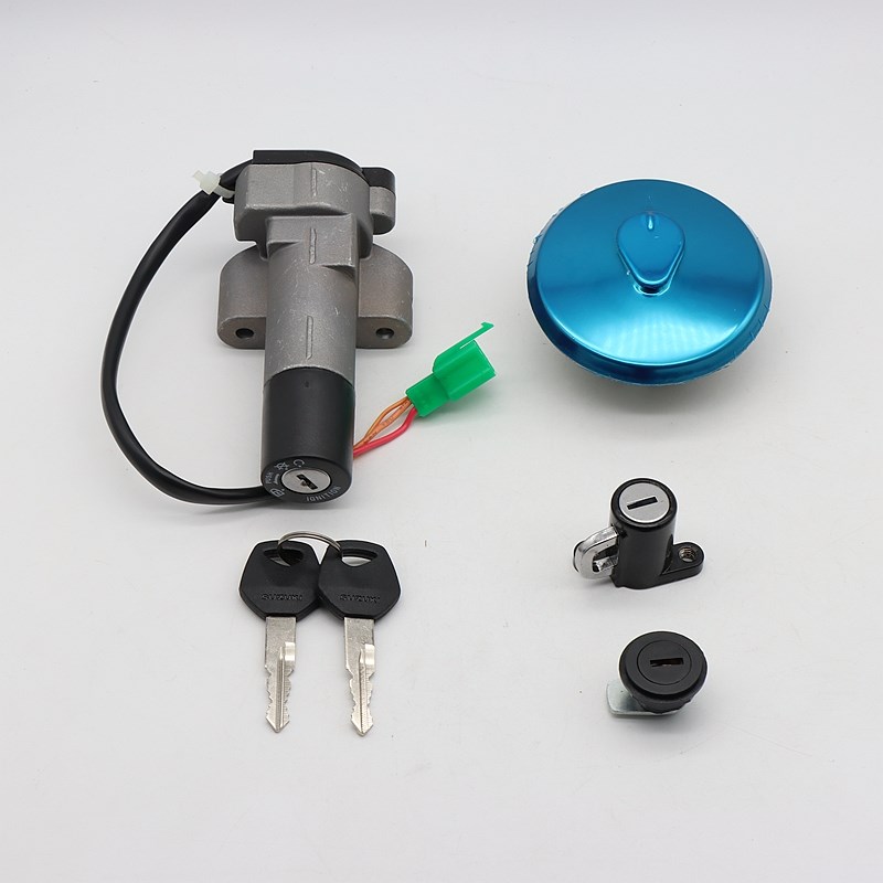 适用 轻骑铃木 悍骏 GR150 QS150-5-6-7-8-9 套锁 油箱钥匙电门锁