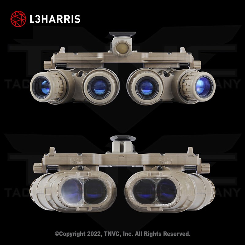 L3Harris GPNVG-18 地面全景夜视镜沙色四眼夜视仪三代美国原品