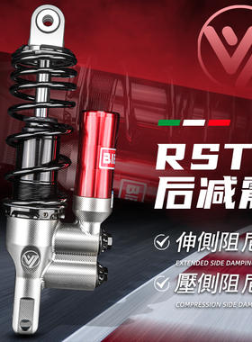 台湾BIBOSHI RST4双调后减震改装小米九号E200p 125 雅迪G5避震器