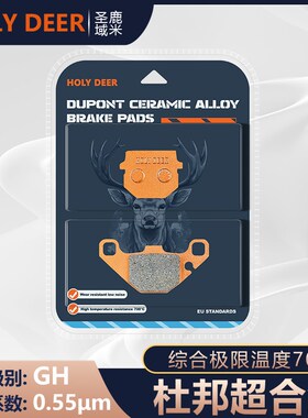 杜邦超合金刹车片适用豪爵超级鹰Super Eagle HJ125T-32-32A碟刹