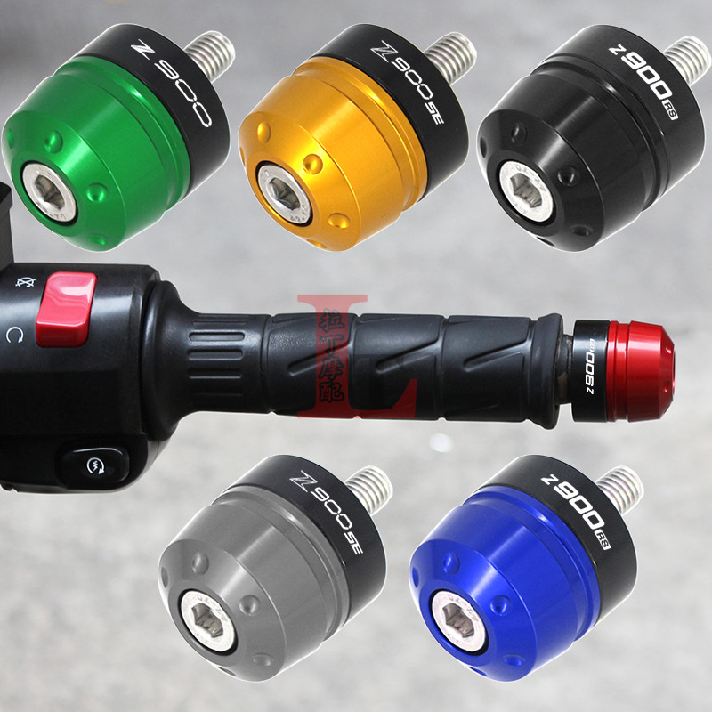 适用川崎Z900/SE Z900RS改装手把堵头车把平衡端子防摔保护块配件