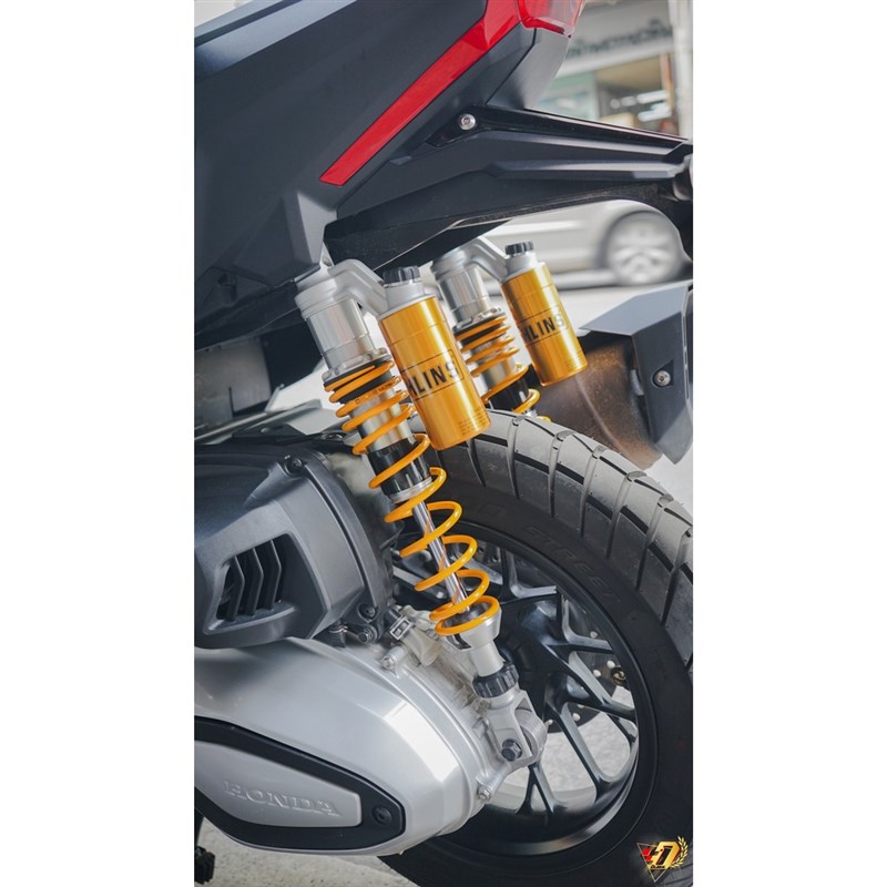 本田ADV350改装OHLINS欧林斯新款可调气瓶后减震HO208避震