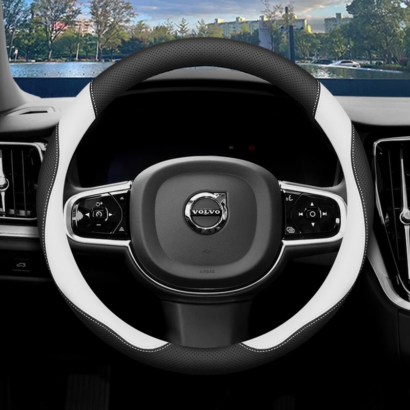 沃尔沃方向盘套XC40XC60XC90 S90S60 V40V60内饰s80l改装把套