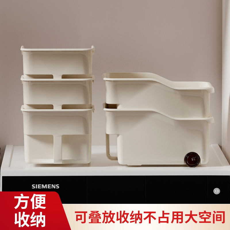 橱柜收纳盒带把手厨房高处吊柜