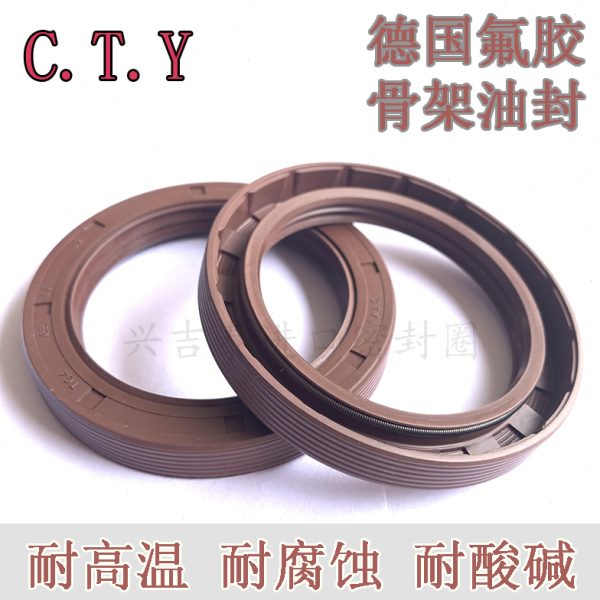 进口氟胶骨架油封大全德国CTY耐高温38/39/40*50/52/62*6/7/10/12