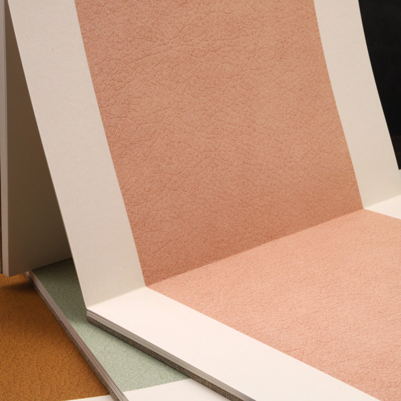 书法叶脉纹长卷蜡染笺小楷册页仿古空白毛笔作品国展参展折页本