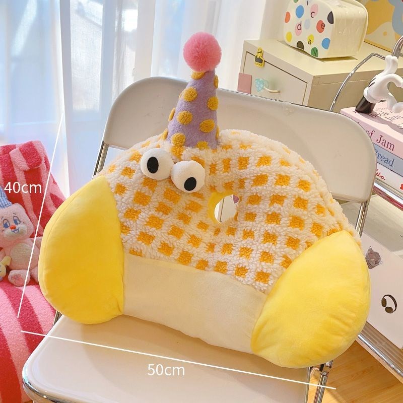 办公室座椅腰靠靠垫护腰好物椅子靠背枕靠枕汽车抱V枕腰部支撑枕