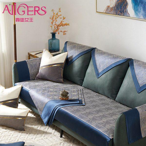 轻奢北欧沙发垫四季通用简约现代蓝色沙发套罩夏季夏天款防滑坐垫,居家布艺,沙发垫,淘宝优惠券,粉丝福利购,淘宝优惠卷