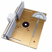 板电木铣台面 倒装 铝合金面板 推尺 板 靠山 新C8木工雕刻机倒装